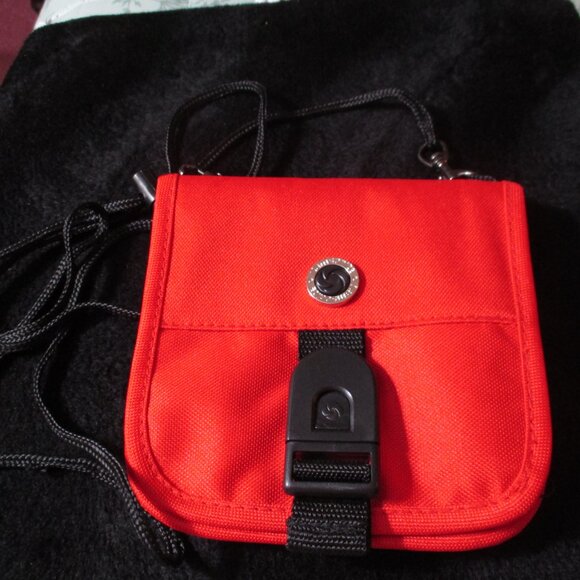 Unisex Samsonite Crossbody Travel Mini Pouch Purse - Picture 1 of 3